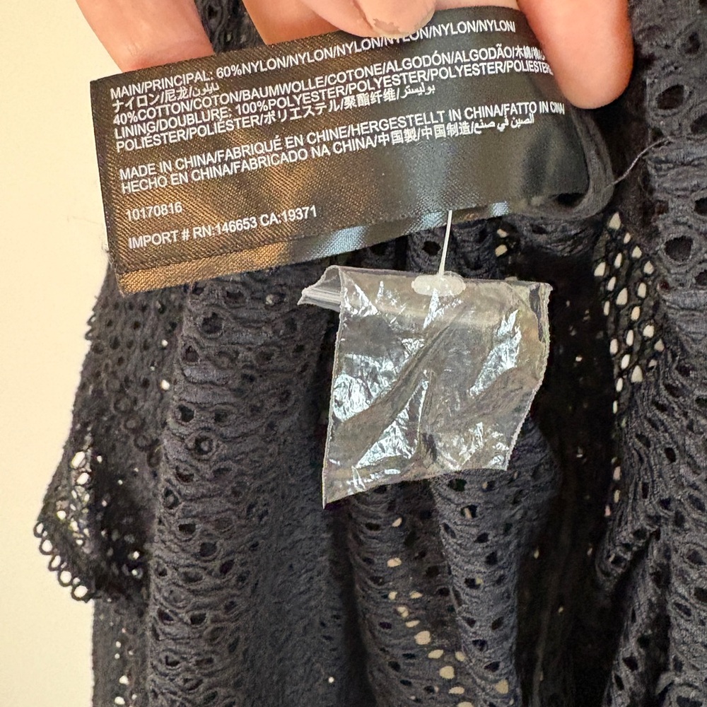 LAST CALL! 🔥💖 C/MEO Collective Black Eyelet Dress - Picture 4 of 13